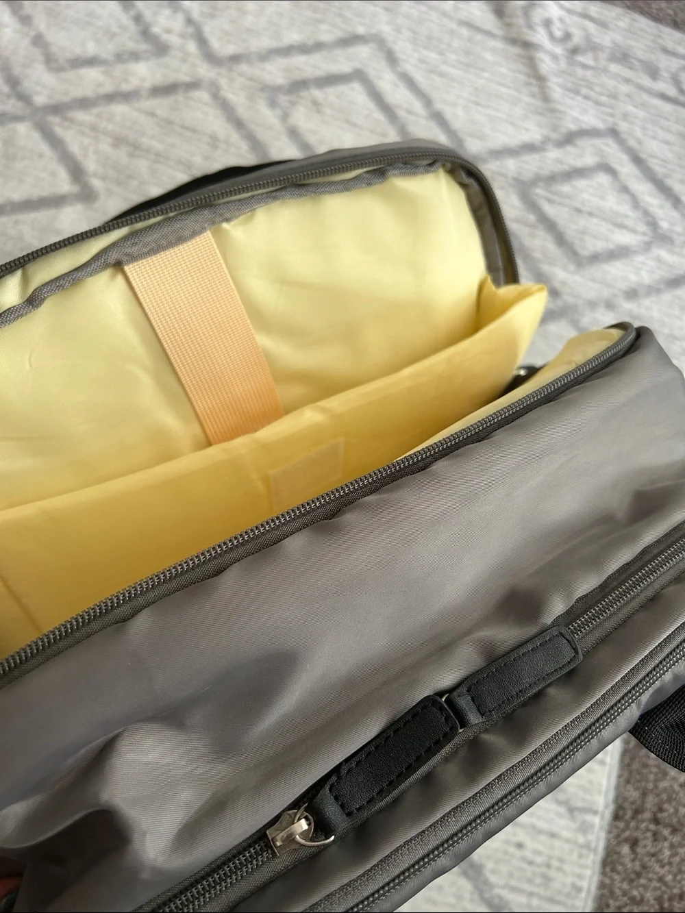 Gray Travel Backpack -